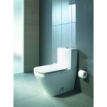 Duravit 216001 DuraStyle Elongated Toilet Bowl Only - - White