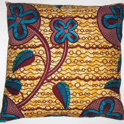 African  wax print pillow covers - Decorative Pillows