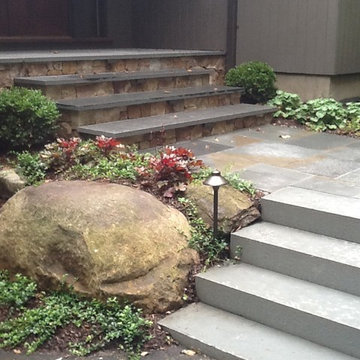 Boulder ideas & Broken Blue Stone Path
