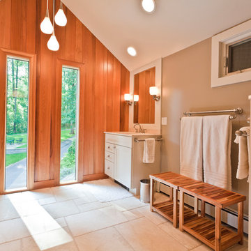 Eclectic Contemporary Master Bath