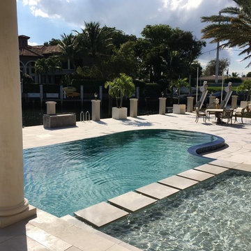 lighthouse point remodel pool with euro edge