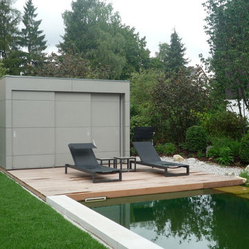 Pool-Technik-Haus Kubus III