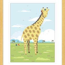 Curious Critters - Framed Wall Art (CUR03) - Kids Wall Decor