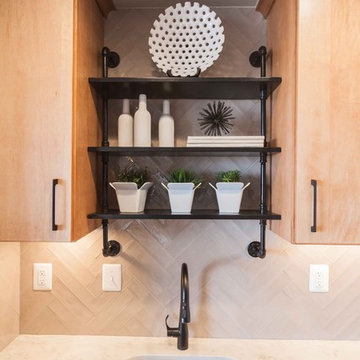 Warm Modern Meets Sophisticated Industrial