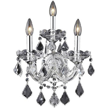 MARIA THERESA Wall Sconce Traditional Antique Hallway 3-Light