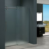 Vigo 72-inch Frameless Shower door 3/8in.  Frosted Glass Stainless Steel Hardwar