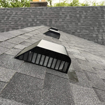 PURE BLACK ROOF - Roof Vents & Shingle Detail