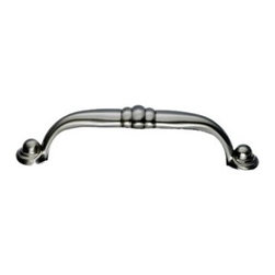 Top Knobs Asbury Collection Voss Pull 3 3/4" Brushed Satin Nickel M1326 - Cabinet And Drawer Handle Pulls