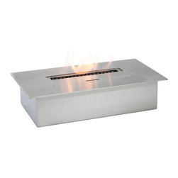 Ignis 14" x 7" Ethanol Fireplace Burner Insert EB1400 - Indoor Fireplaces