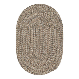Colonial Mills Carrington Tweed Braided Area Rug, 15x20 - Contemporary ...