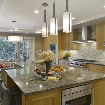 An Inviting, Family-Friendly Kitchen & Living Space