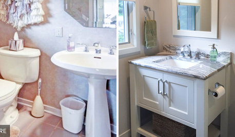 Reader Bathroom: $20,000 for a Pair of Renovations in Michigan