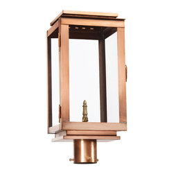 Copper Gas Lantern - Post Lights