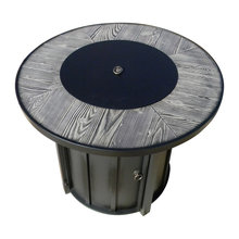 outdoor fireplace