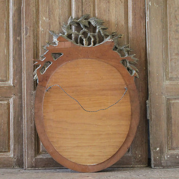 20th Century Giltwood Carved Mirror with Bevel