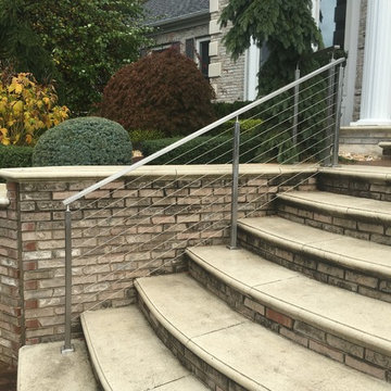 Exterior front steps/patio/porch railings
