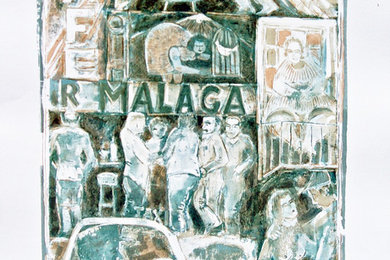 "Bar Malaga", orig. Serigrafie, 50x70 cm, Aufrage 100 St., € 100,- inkl.Versand