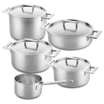 Attiva Pewter Kitchen Set 9-Piece Set