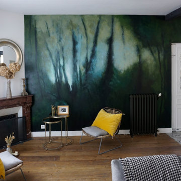 FRESQUE SUR MESURE POUR SALON