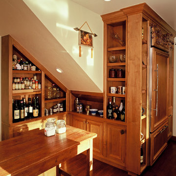 Traditional Kitchen with Creative Storage in Los Altos