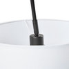 INK+IVY Keller Adjustable Arm Black Floor Lamp, Oil Rubbed Bronze/Cream