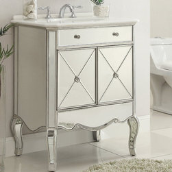 Mirrored Bathroom Vanities - Bathroom Vanities And Sink Consoles