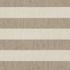 Capel Elsinore-Stripe 4730 Striped Outdoor Rug, Wheat, 3'11"x5'6"