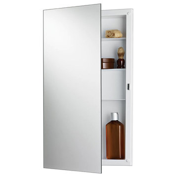 Jensen 781053 Builder 16"x26" Recessed Mirrored Medicine Cabinet, Reversible