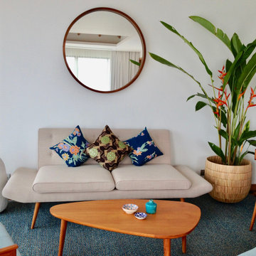Style scandinave et matières naturelles font bon ménage.