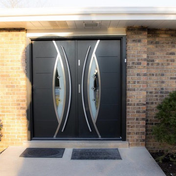 Modern and Contemporary Custom Front Entry Wood Doors