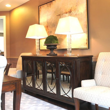 Modern Glam Dining Room- Rose T. Bien-Aime