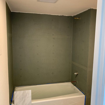 DURING PIC-Prep for New Tile Walls & New Tub