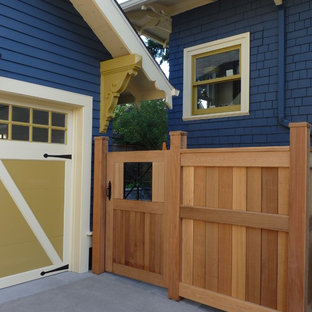 Cedar & Metal Gate & Fence