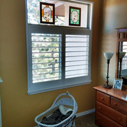 Cafe Shutters with Continuous  Frame - Interior Shutters