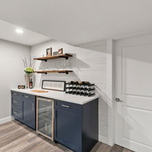 Basement dry bar
