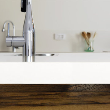 Lapitec White Kitchen Countertop