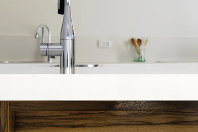 Inspiration for a shabby-chic style kitchen remodel in Raleigh
