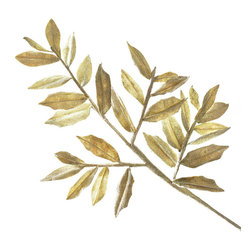 GOLD FROST LAUREL TREE PICKS - NEW - Holiday Accents And Figurines