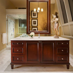 Custom Made Double Bathroom Vanity - Bath Products