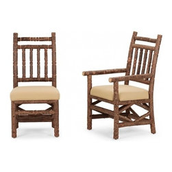 La Lune Collection - Rustic Side Chair #1198, Arm Chair #1200 by La Lune Collection - Dining Chairs