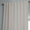 Supreme Cream Dune Textured Hotel Blackout Cotton Curtain Single Panel, 50Wx108L