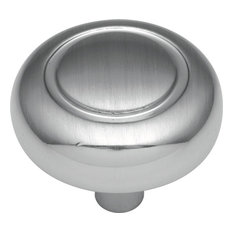 Belwith Hickory 1-1/4 " Eclipse Satin Silver Cloud Cabinet Knob P209-Sc Hardware