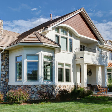 Longmont Gable Siding | WoodTone Shake Siding Accent