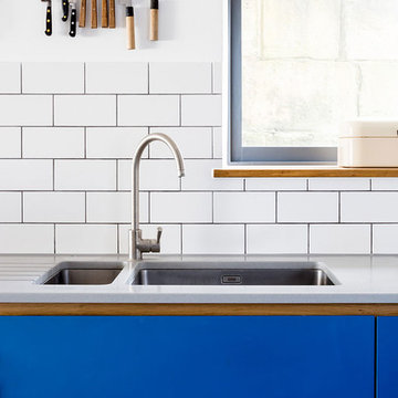 Blue Modern Kitchen