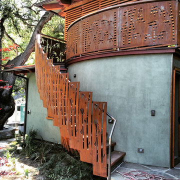 Corten Stair & Guard Rail - Sherman Oaks, CA