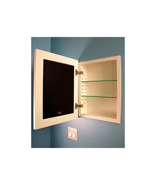 Concealed Medicine Cabinets Make Your Own, Medicine Cabinet No Mirror Recessed