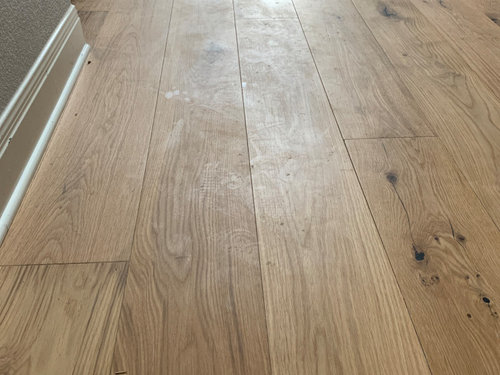 New Engineered Wood Floors Look Dirty, Smudges On Hardwood Floors