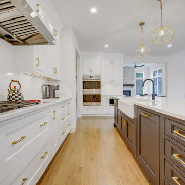 Brighton Beaded Inset Island Kitchen by Chris