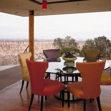 Modern Southwest Architecture - Indoor / Outdoor Dining Room