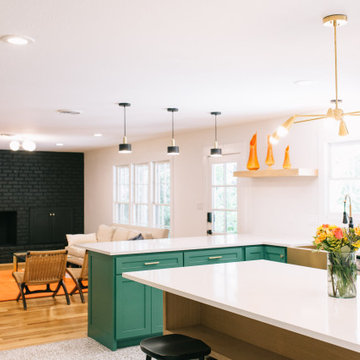 Vibrant Modern Kitchen